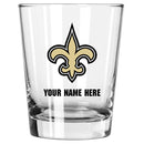 15oz Personalized Stemless Glass | New Orleans Saints
