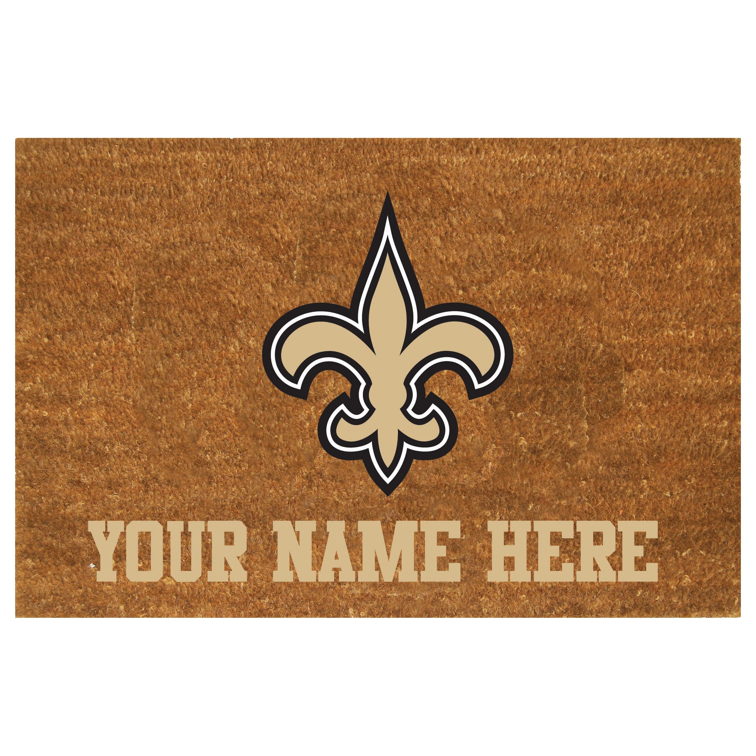 Personalized Doormat | New Orleans Saints