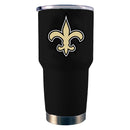 30oz Black Stainless Steel Tumbler | New Orleans Saints