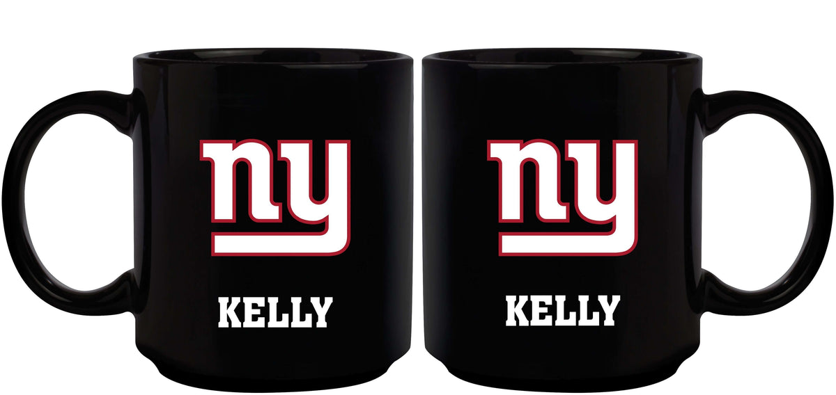 11oz Black Personalized Ceramic Mug | New York Giants CurrentProduct, Custom Drinkware, Drinkware_category_All, Gift Ideas, New York Giants, NFL, NYG, Personalization, Personalized_Personalized 194207372678 $20.11