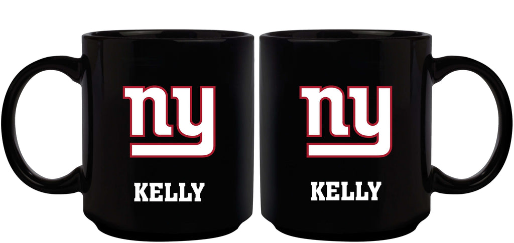 11oz Black Personalized Ceramic Mug | New York Giants CurrentProduct, Custom Drinkware, Drinkware_category_All, Gift Ideas, New York Giants, NFL, NYG, Personalization, Personalized_Personalized 194207372678 $20.11