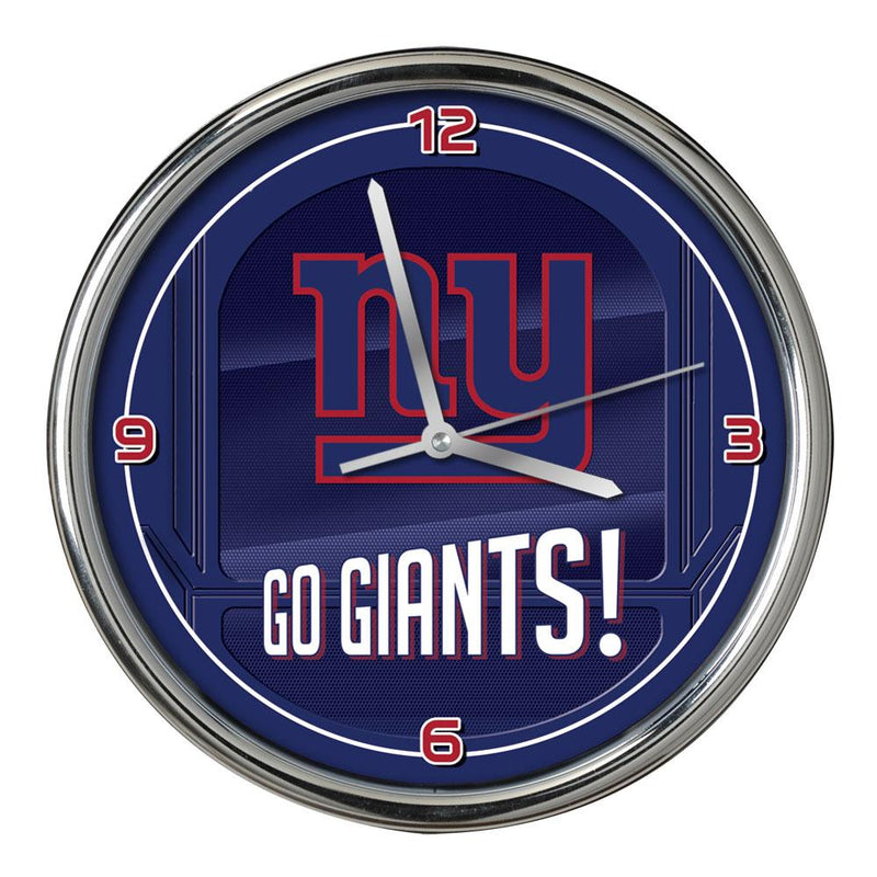 Go Team! Chrome Clock | New York Giants
New York Giants, NFL, NYG, OldProduct
The Memory Company