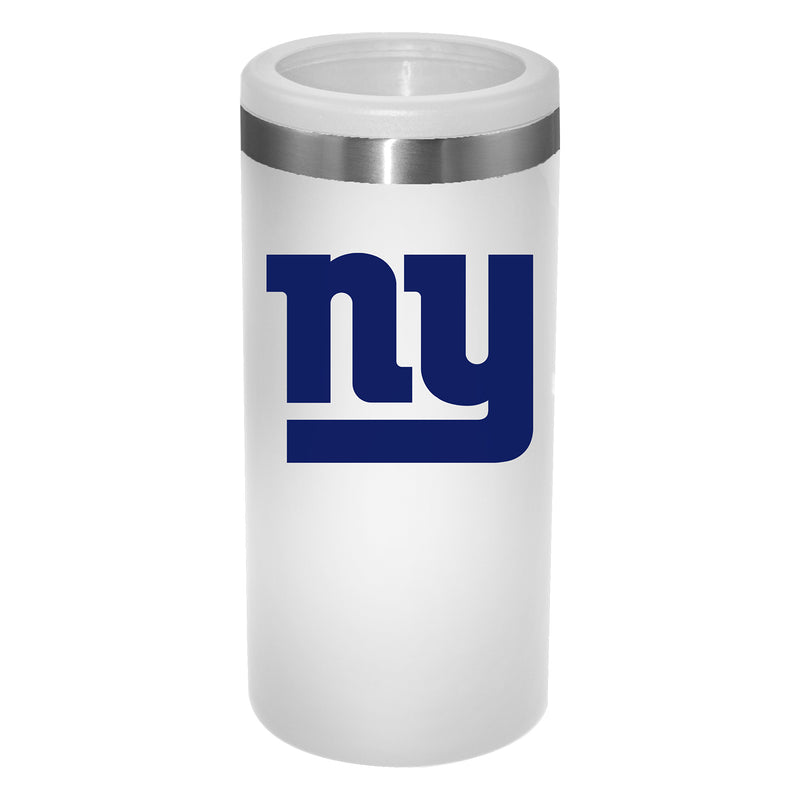 12oz White Slim Can Holder | New York Giants