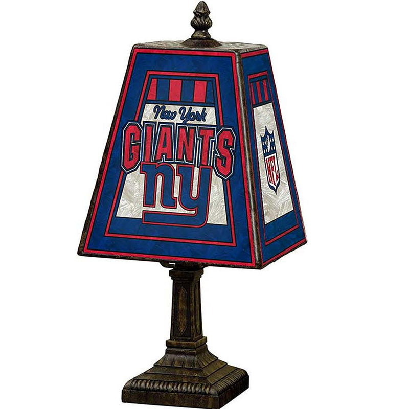 14 Inch Art Glass Table Lamp | New York Giants CurrentProduct, Home & Office_category_All, Home & Office_category_Lighting, New York Giants, NFL, NYG 687746978611 $98.99