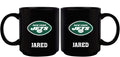 11oz Black Personalized Ceramic Mug | New York Jets CurrentProduct, Custom Drinkware, Drinkware_category_All, Gift Ideas, New York Jets, NFL, NYJ, Personalization, Personalized_Personalized 194207372654 $20.11