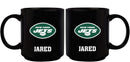 11oz Black Personalized Ceramic Mug | New York Jets CurrentProduct, Custom Drinkware, Drinkware_category_All, Gift Ideas, New York Jets, NFL, NYJ, Personalization, Personalized_Personalized 194207372654 $20.11