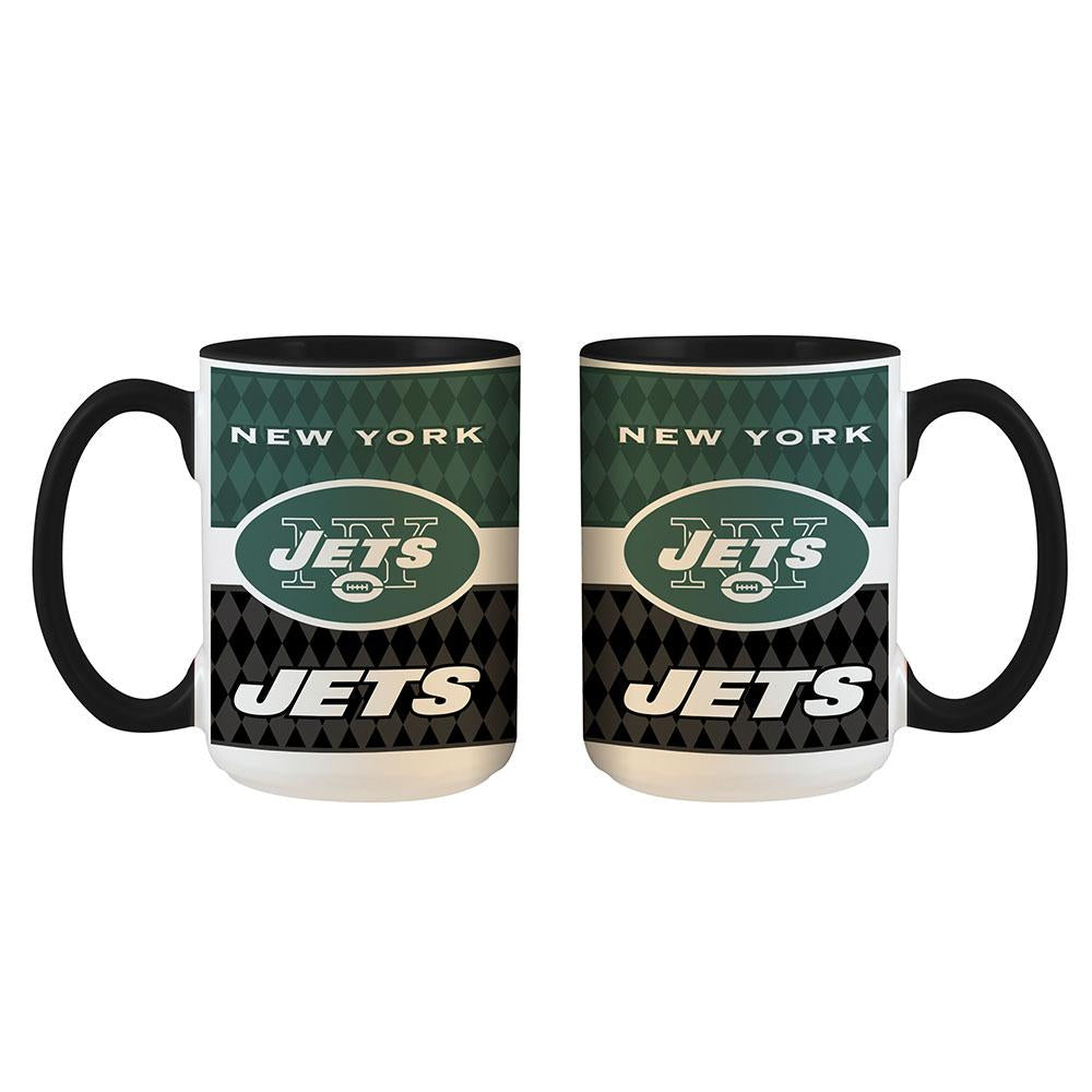 15oz White Inner Stripe Mug | New York Jets
New York Jets, NFL, NYJ, OldProduct
The Memory Company