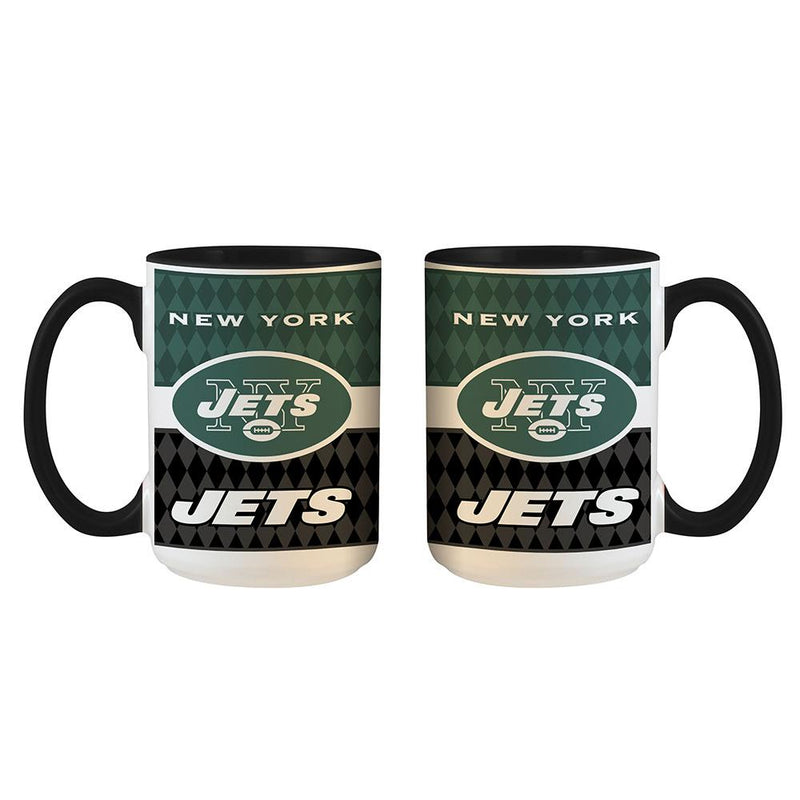 15oz White Inner Stripe Mug | New York Jets
New York Jets, NFL, NYJ, OldProduct
The Memory Company