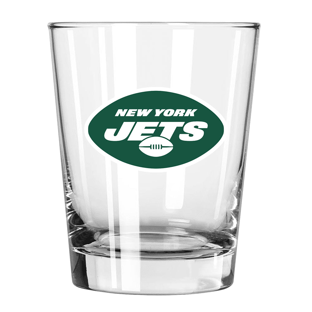15oz Glass Tumbler | New York Jets CurrentProduct, Drinkware_category_All, New York Jets, NFL, NYJ 888966937581 $11