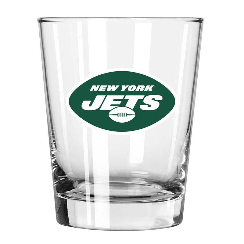 15oz Glass Tumbler | New York Jets CurrentProduct, Drinkware_category_All, New York Jets, NFL, NYJ 888966937581 $11
