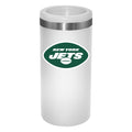 12oz White Slim Can Holder | New York Jets