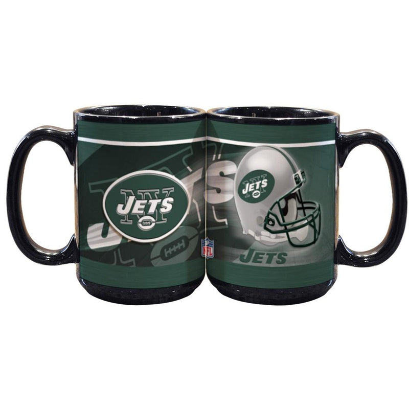 15oz Black Helmet Mug | New York Jets New York Jets, NFL, NYJ, OldProduct 687746754031 $13