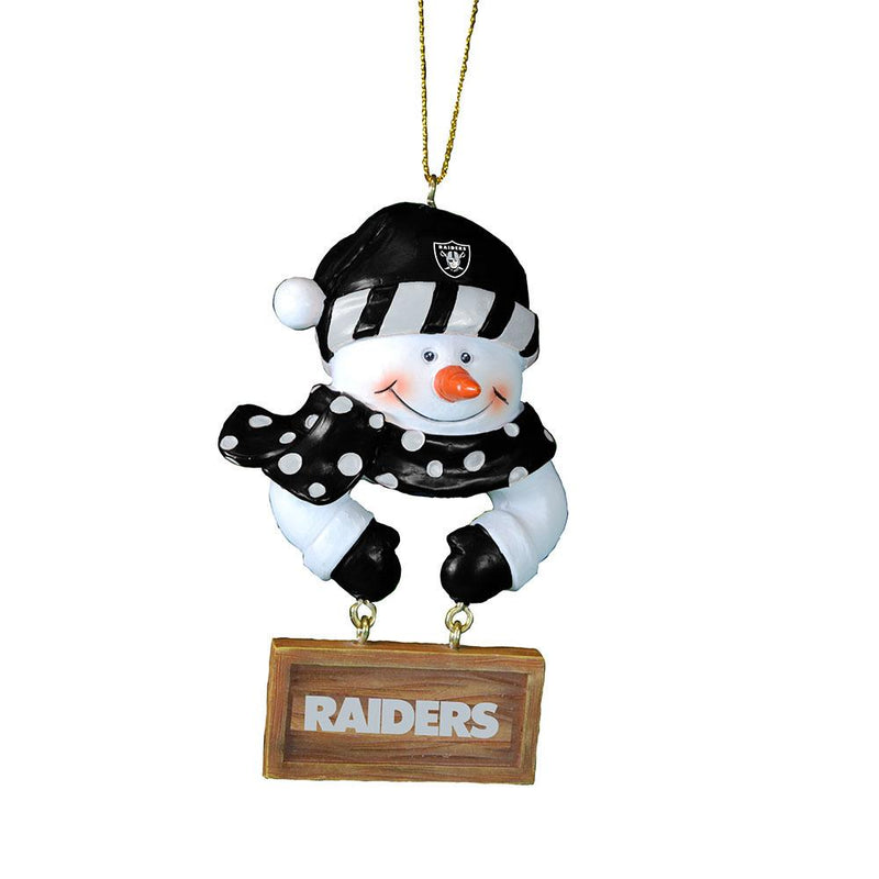Snowman w Sign Ornament - Raiders
NFL, OldProduct, ORA
The Memory Company