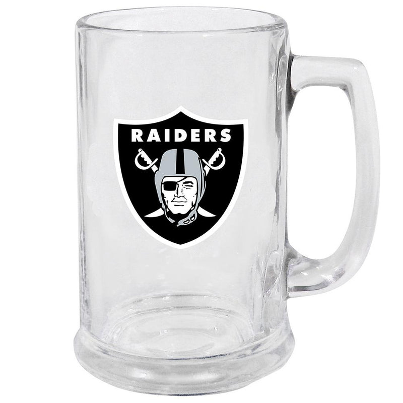 15oz Decal Glass Stein | Raiders LVR, NFL, OldProduct 888966796621 $13