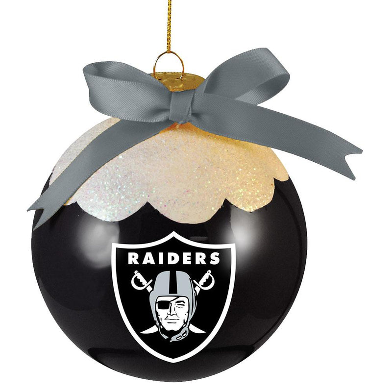 Glass Ball Ornament | Raiders
NFL, OldProduct, ORA
The Memory Company