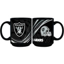 15oz Dynamic Style Black Mug | Raiders CurrentProduct, Drinkware_category_All, LVR, NFL 888966972636 $15.49