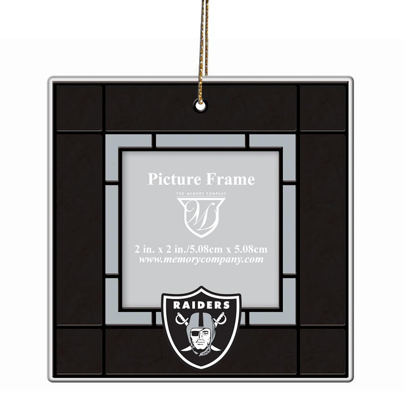 Art Glass Frame Ornament | Raiders
NFL, OldProduct, ORA
The Memory Company