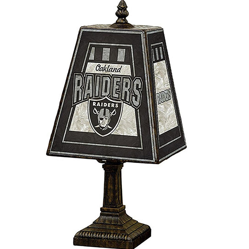 14 Inch Art Glass Table Lamp | Raiders CurrentProduct, Home & Office_category_All, Home & Office_category_Lighting, LVR, NFL 687746978628 $98.99