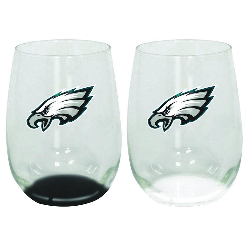 15oz Highlight Bottom Stemless Tumbler | Philadelphia Eagles Drinkware_category_All, Highlight, Highlight Bottom, NFL, OldProduct, PEG, Philadelphia Eagles, Stemless, Stemless Tumbler 888966884175 $20.2