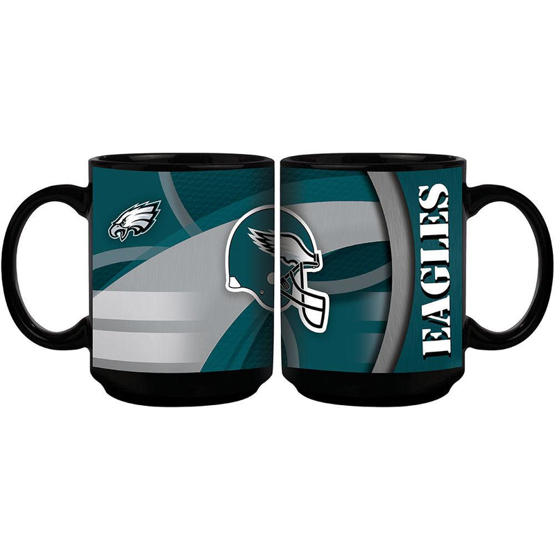 15oz Black Carbon Fiber Mug | Philadelphia Eagles NFL, OldProduct, PEG, Philadelphia Eagles 687746366371 $13