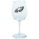 12.75oz Logo Girl Wine Glass | Philadelphia Eagles Holiday_category_All, NFL, OldProduct, PEG, Philadelphia Eagles 888966057456 $12.5