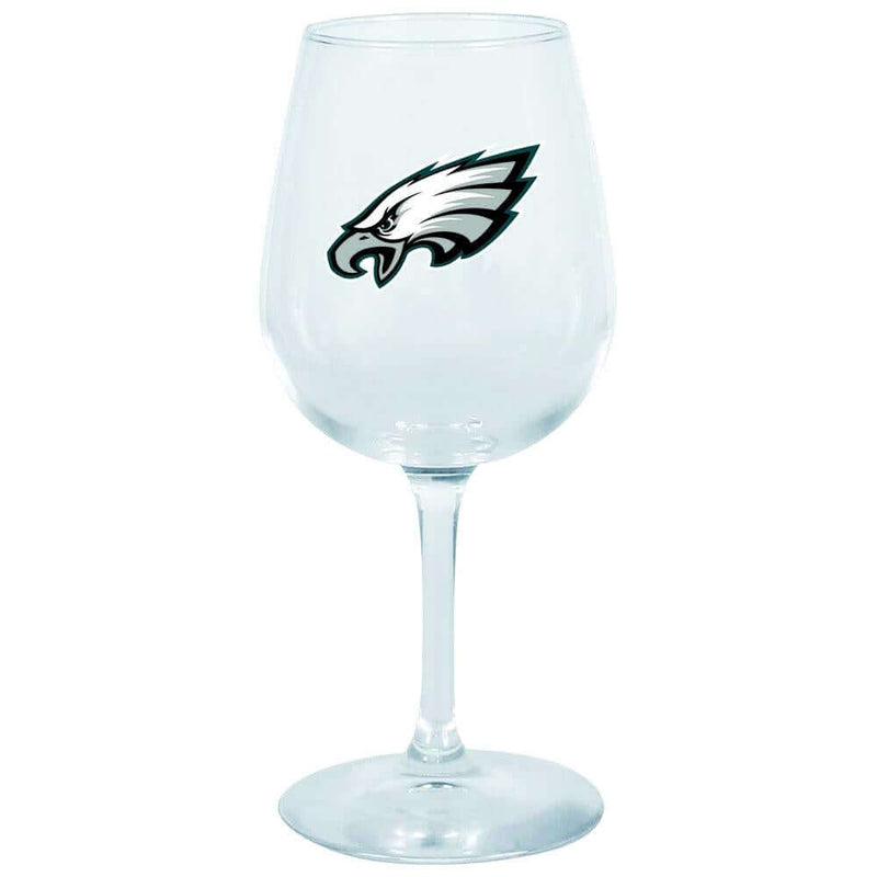 12.75oz Logo Girl Wine Glass | Philadelphia Eagles Holiday_category_All, NFL, OldProduct, PEG, Philadelphia Eagles 888966057456 $12.5