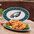12 Inch Swirl Platter | Philadelphia Eagles NFL, OldProduct, PEG, Philadelphia Eagles 687746905891 $25