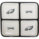 4 Section Square Tray | Philadelphia Eagles