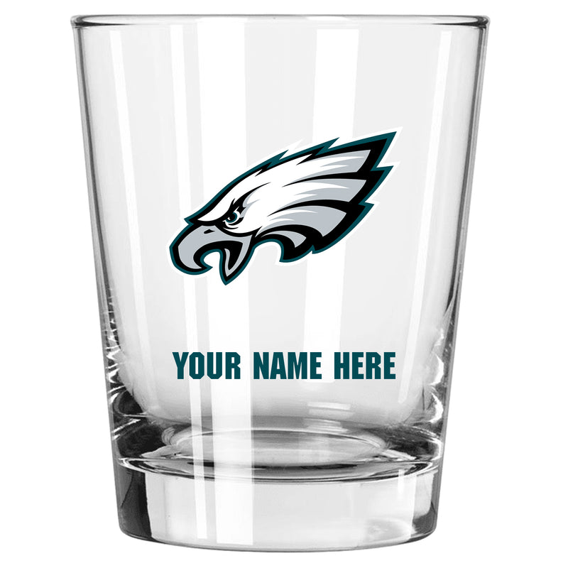 15oz Personalized Stemless Glass | Philadelphia Eagles