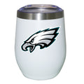 12oz White Stainless Steel Stemless Tumbler | Philadelphia Eagles CurrentProduct, Drinkware_category_All, NFL, PEG, Philadelphia Eagles 194207625491 $27.49