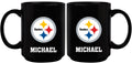15oz Black Mug Basic | Pittsburgh Steelers CurrentProduct, Drinkware_category_All, NFL, Pittsburgh Steelers, PST 687746962191 $15.49
