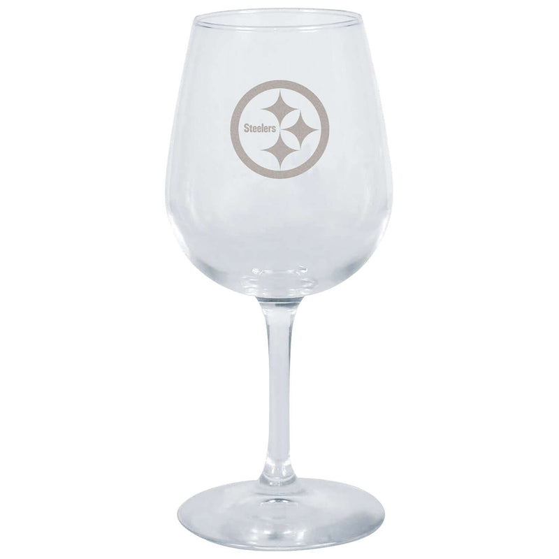 12.75oz Stemmed Wine Glass | Pittsburgh Steelers CurrentProduct, Drinkware_category_All, NFL, Pittsburgh Steelers, PST 194207629918 $13.99