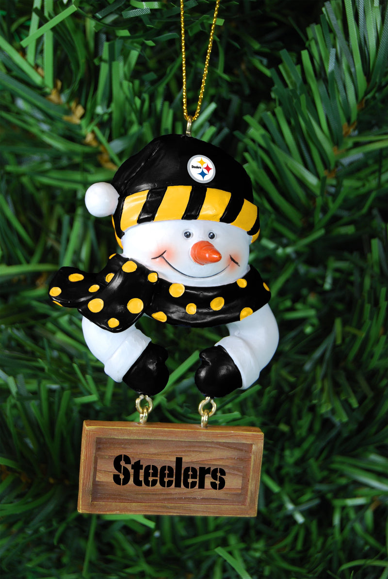 Snowman w Sign Ornament - Pittsburgh Steelers
NFL, OldProduct, Pittsburgh Steelers, PST
The Memory Company