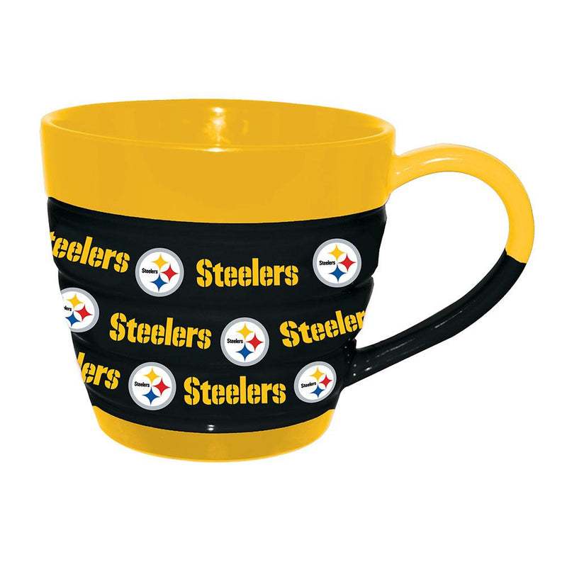 14OZ BANDED MUGSTEELERS NFL, OldProduct, Pittsburgh Steelers, PST 888966725386 $16