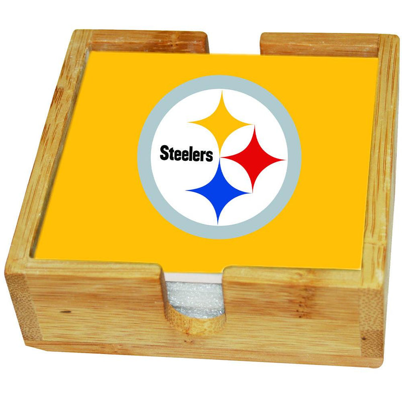 Square Coaster w/Caddy | STEELERS
NFL, OldProduct, Pittsburgh Steelers, PST
The Memory Company