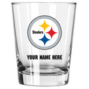 15oz Personalized Stemless Glass | Pittsburgh Steelers