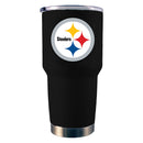 30oz Black Stainless Steel Tumbler | Pittsburgh Steelers