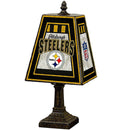 14 Inch Art Glass Table Lamp | Pittsburgh Steelers CurrentProduct, Home & Office_category_All, Home & Office_category_Lighting, NFL, Pittsburgh Steelers, PST 687746978642 $98.99