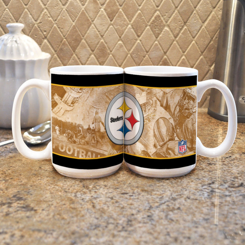 15oz White Nostalgic Mug | Pittsburgh Steelers
NFL, OldProduct, Pittsburgh Steelers, PST
The Memory Company