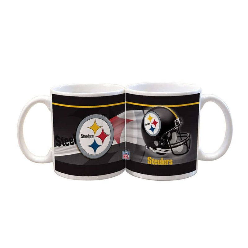 11oz White Helmet Mug | Pittsburgh Steelers NFL, OldProduct, Pittsburgh Steelers, PST 687746753102 $10