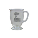 16oz Etched Cafe Glass | Superbowl Champions Kansas City Chiefs