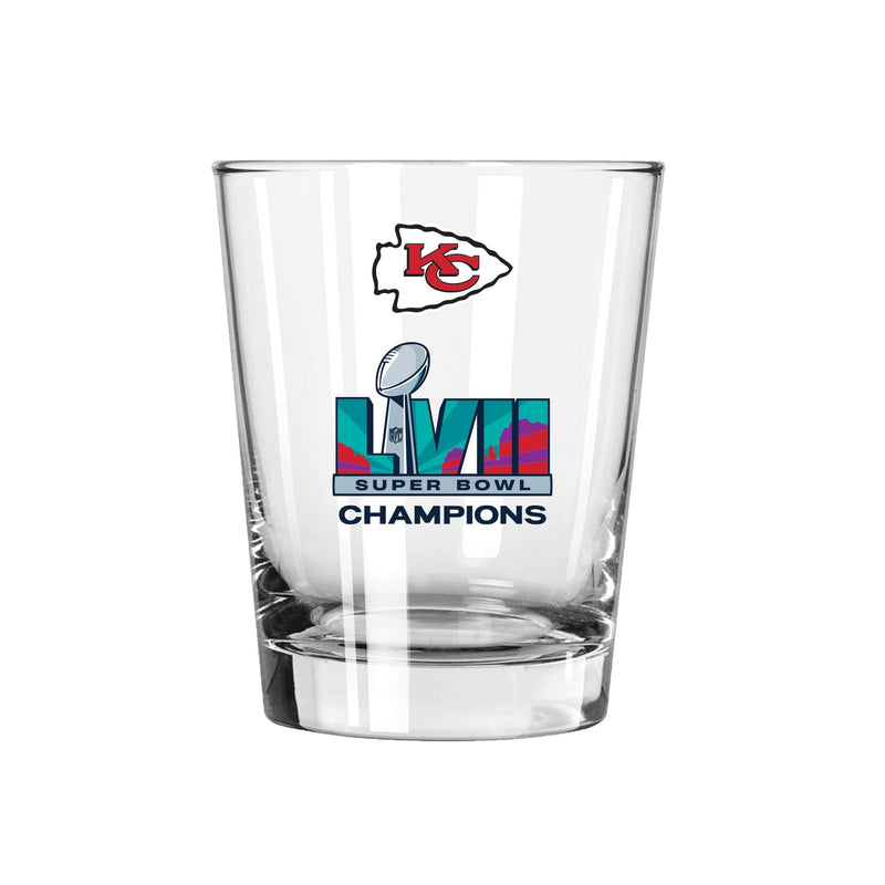 Double Old Fashioned Direct Print Glass | Superbowl Champions Kansas City Chiefs