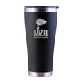 20oz Black Etched Stainless Steel Tumbler | Superbowl Champions Kansas City Chiefs