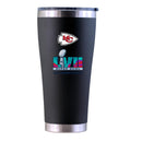 30oz Black Direct Print Stainless Steel Tumbler | Superbowl Champions Kansas City Chiefs