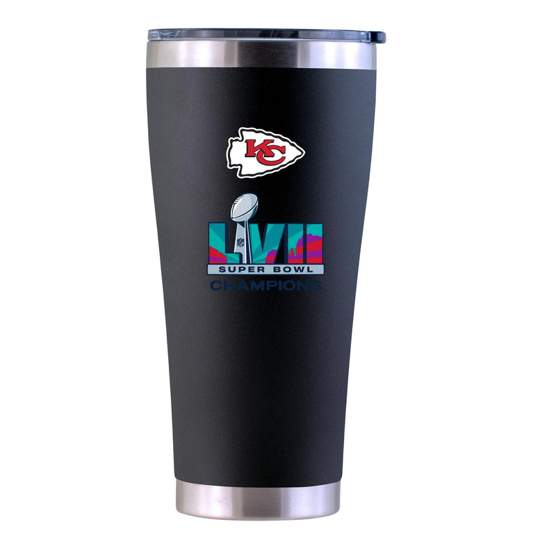 30oz Black Direct Print Stainless Steel Tumbler | Superbowl Champions Kansas City Chiefs