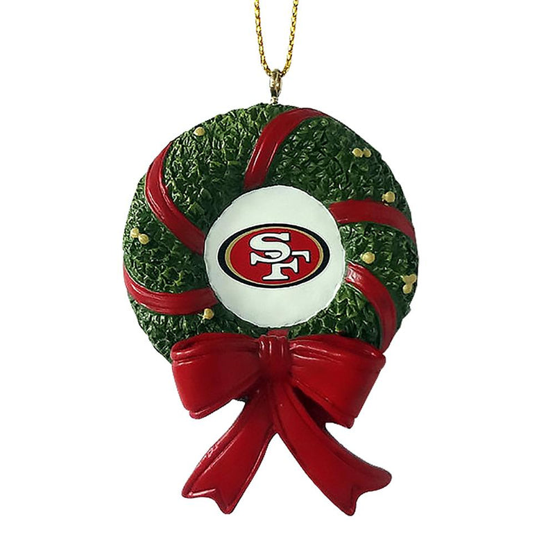 Wreath Ornament | San Francisco 49ers
NFL, OldProduct, San Francisco 49ers, SFF
The Memory Company