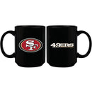 15oz Black Mug Basic | San Francisco 49ers CurrentProduct, Drinkware_category_All, NFL, San Francisco 49ers, SFF 687746962214 $15.49