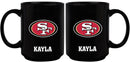 15oz Black Mug Basic | San Francisco 49ers CurrentProduct, Drinkware_category_All, NFL, San Francisco 49ers, SFF 687746962214 $15.49