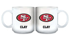 11oz White Personalized Ceramic Mug | San Francisco 49ers CurrentProduct, Custom Drinkware, Drinkware_category_All, Gift Ideas, NFL, Personalization, Personalized_Personalized, San Francisco 49ers, SFF 194207442494 $20.11