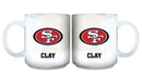 11oz White Personalized Ceramic Mug | San Francisco 49ers CurrentProduct, Custom Drinkware, Drinkware_category_All, Gift Ideas, NFL, Personalization, Personalized_Personalized, San Francisco 49ers, SFF 194207442494 $20.11